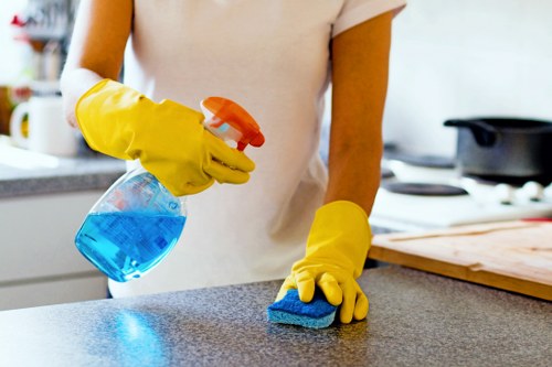 Customer raising a carpet cleaning complaint with service notes in the background